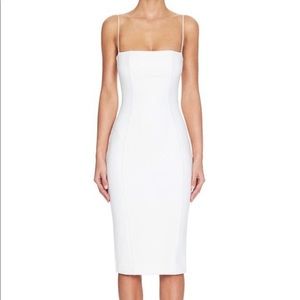 New White Misha Dress Size 0